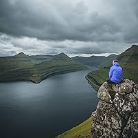 Vista 6 de TEZO Chaqueta impermeable para hombre, con capucha, rompevientos ligera