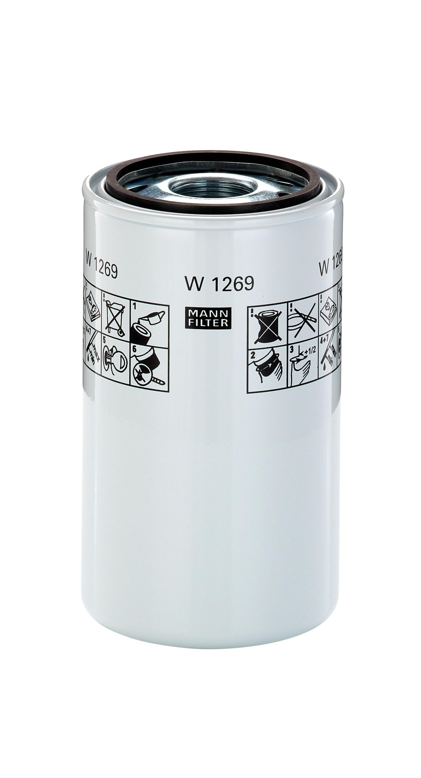 MANN-FILTER W 1269 Filtro de aceite Hidráulico - para Aplicaciones fuera de autopista