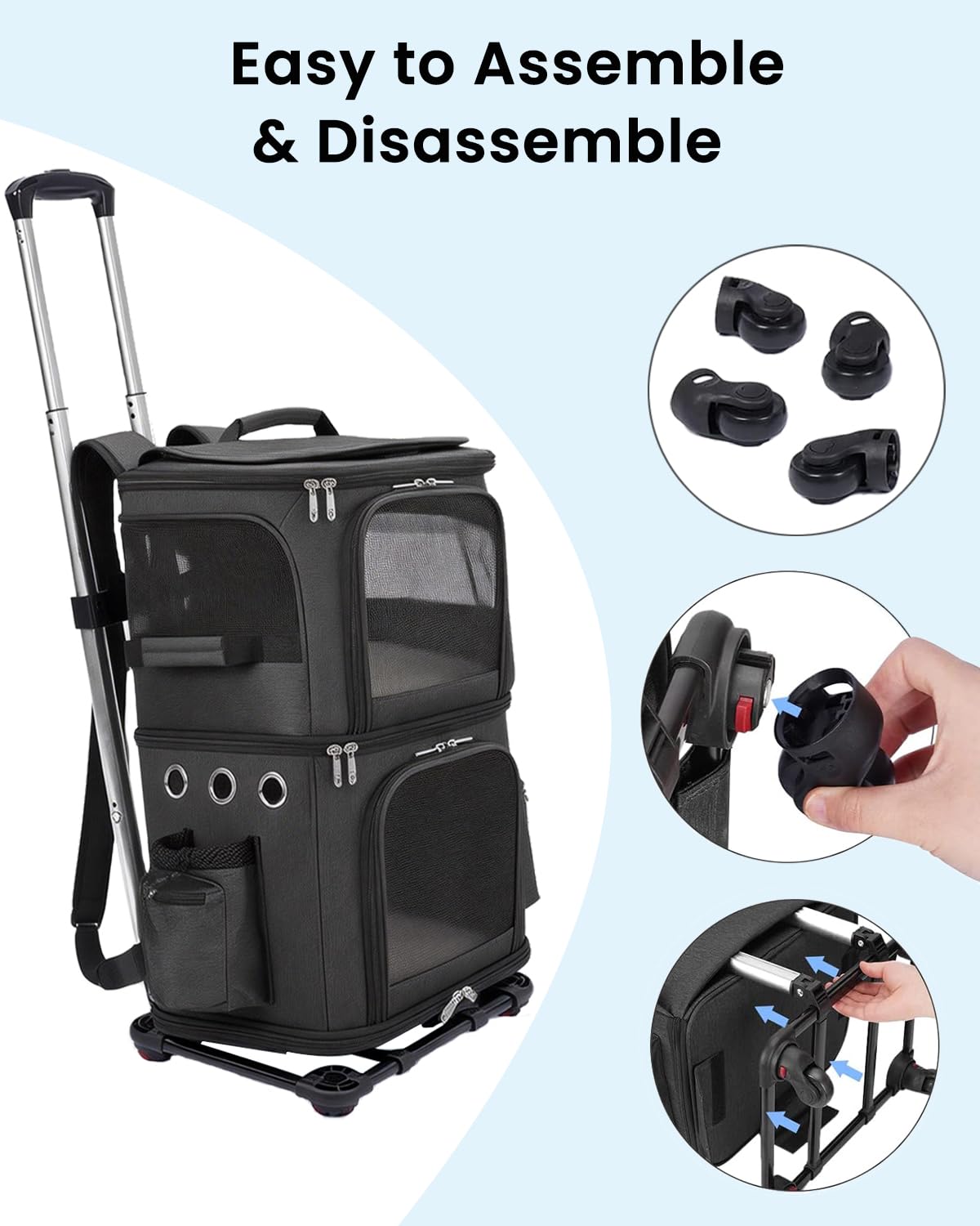 Amazon.com : HOVONO Double-Compartment Pet Carrier Backpack with