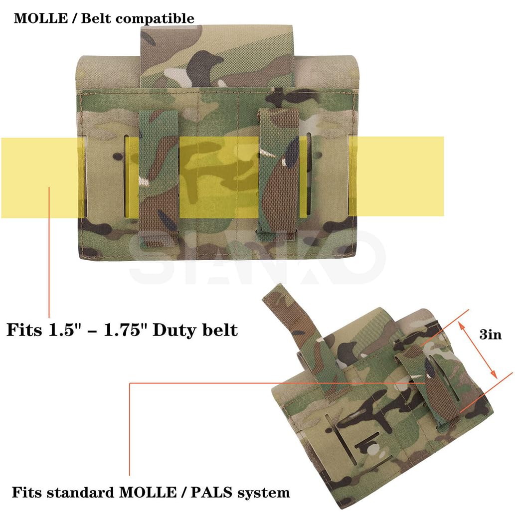 Bolsa táctica para exteriores IFAK Molle, kits de primeros auxilios, caza, airsoft, paintball, emergencia médica, liberación rápida, bolsa EMT portátil con torniquete, camuflaje, Talla única