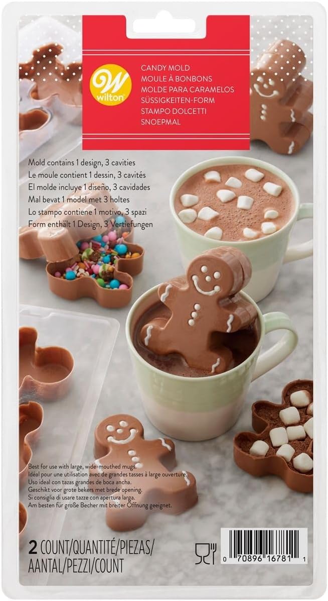 Wilton3D Candy Mould Hot Chocolate Gingerbread
