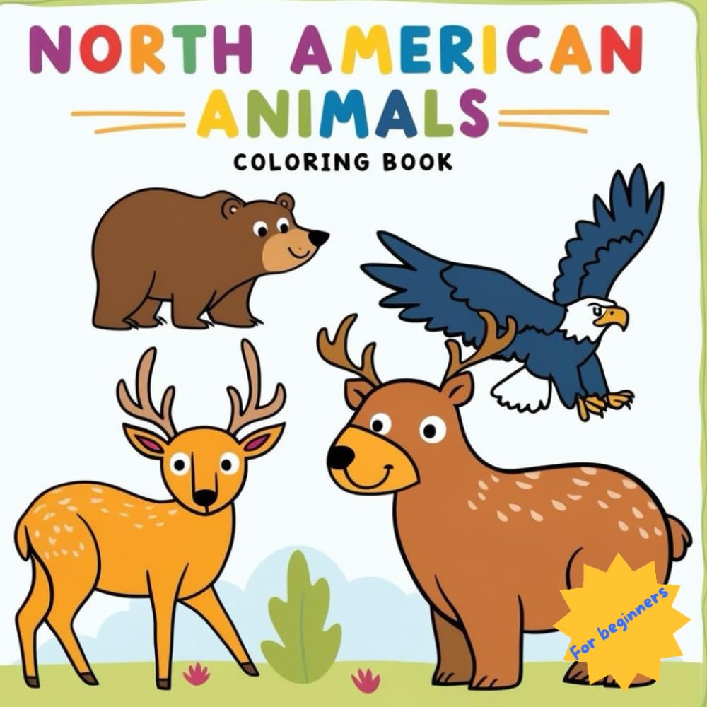 Explore and Color North America´s Animals