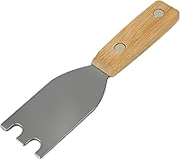 Vista 7 de TonGass Rascador de parrilla para parrillas de interior George Foreman y la mayoría de las otras parrillas interiores con ranuras, espátula