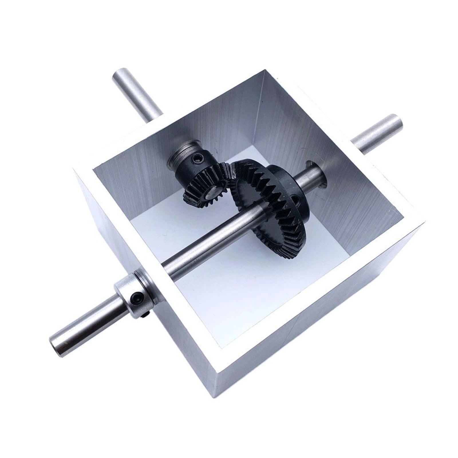 Gearbox 1 to 2 Steering Gearbox 8mm Shaft Commutator Bevel Gear Reversing Corner Device 90 Degree Right Angle Reducer Steering Direction