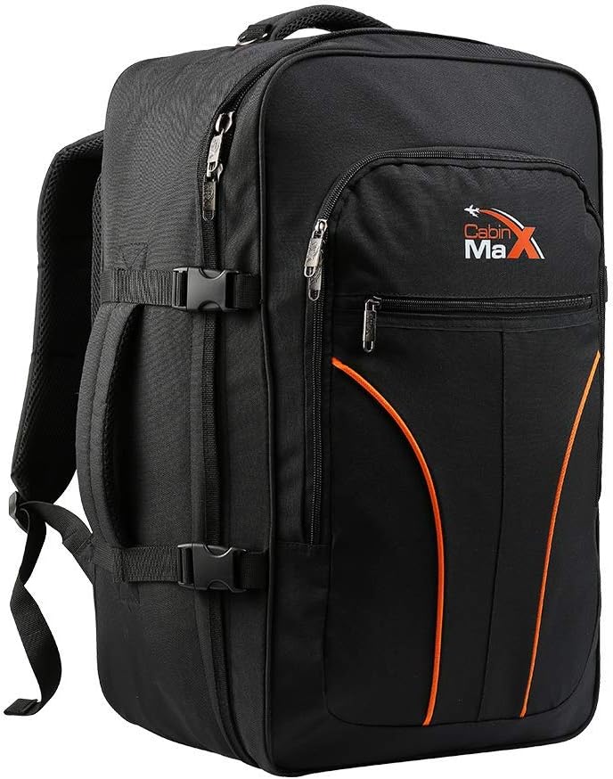 Cabin Max Lightweight Tallinn Cabin Bag 56x45x25 - Flight Approved Cabin Luggage - Ideal size for EasyJet, Jet2 and British Airways Flights