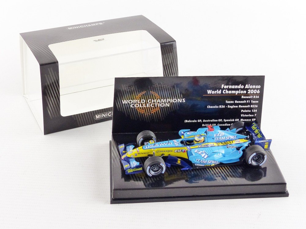 Minichamps Renault R26 2006 – Fernando Alonso F1 World Champion 1