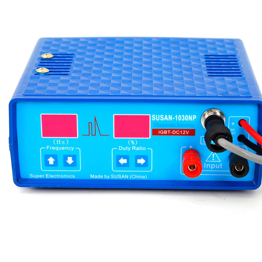 Ultrasonic Inverter Electro Fisher Shocker Elektrofischen Pulse Fishing Machine Fish Stunner 12V 1030NP Azul