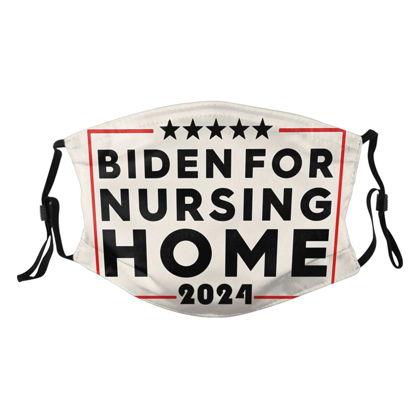 Anti-Biden Biden-Nursing Home Adult Dust Mask Adjustable Dust Face with 2 Filter91