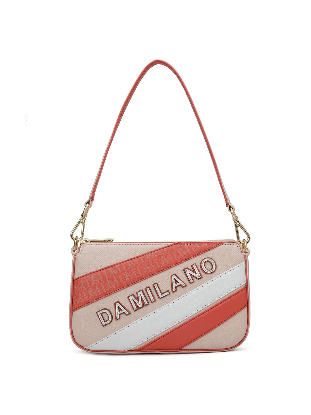 Genuine Leather Pink Shoulder Bag (01530) (Small)