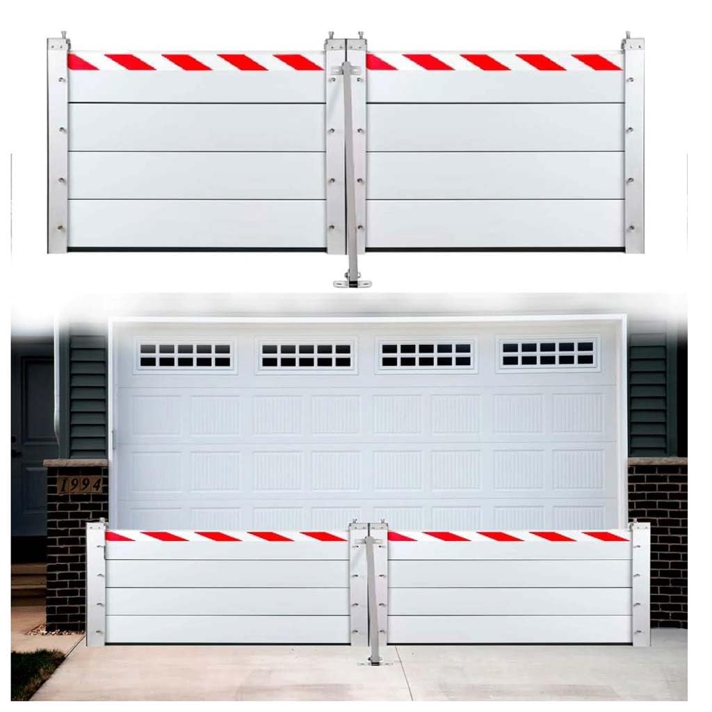 Barrière contre les inondations en aluminium 100x60cm pour garage