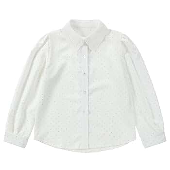 ★ason★ IVY COLLAR LONG SLEEVE WHITE AS_P0000CDM Amazon.com: gztz61 kids Girls Long Sleeve Printed Diamond