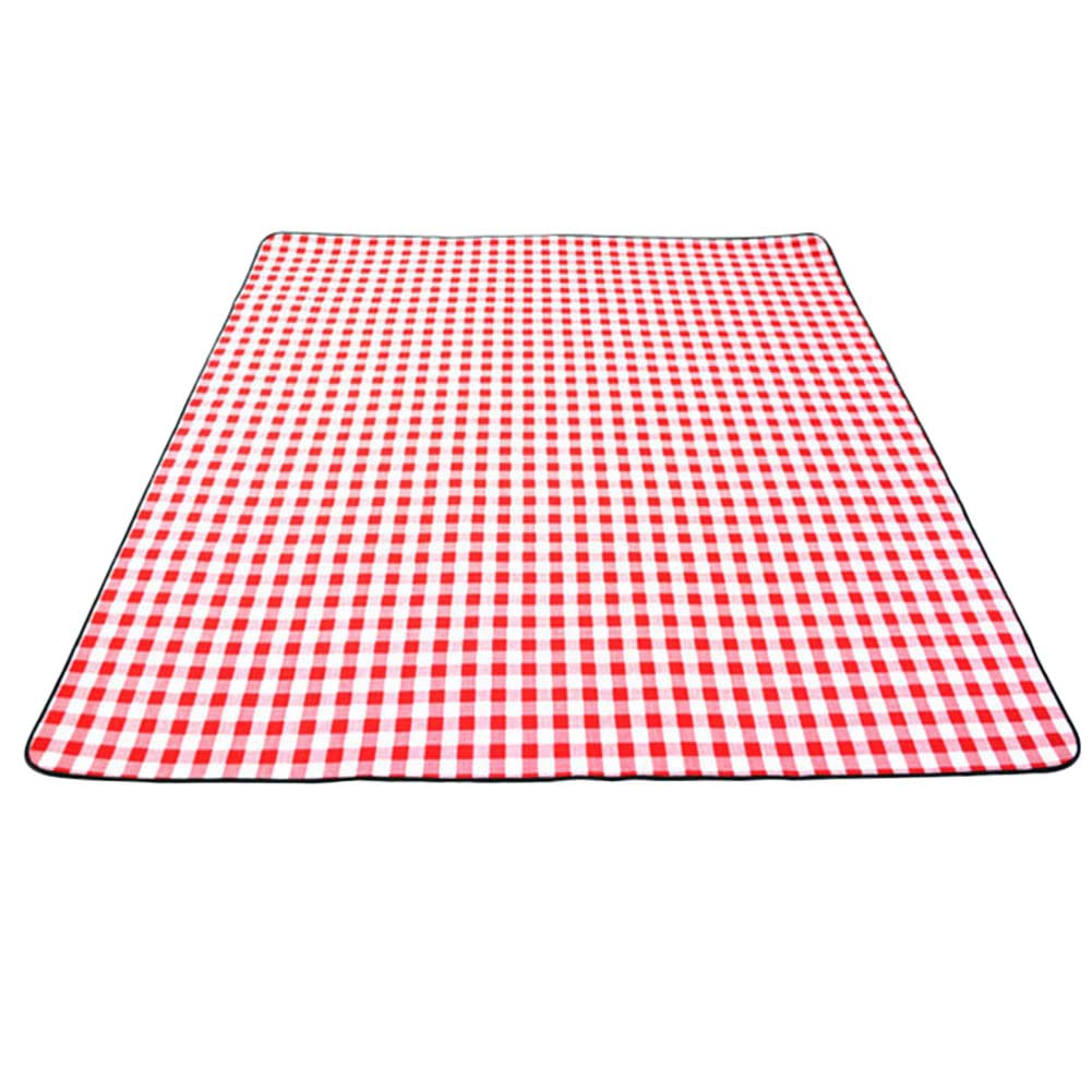 DAIHAN Manta de Picnic Impermeable Cuadrados Alfombra Grande Plegable Manta de Playa Mantel Estera para Acampar Camping Playa Jardín Parque Senderismo Deportes Viaje 200X200cm