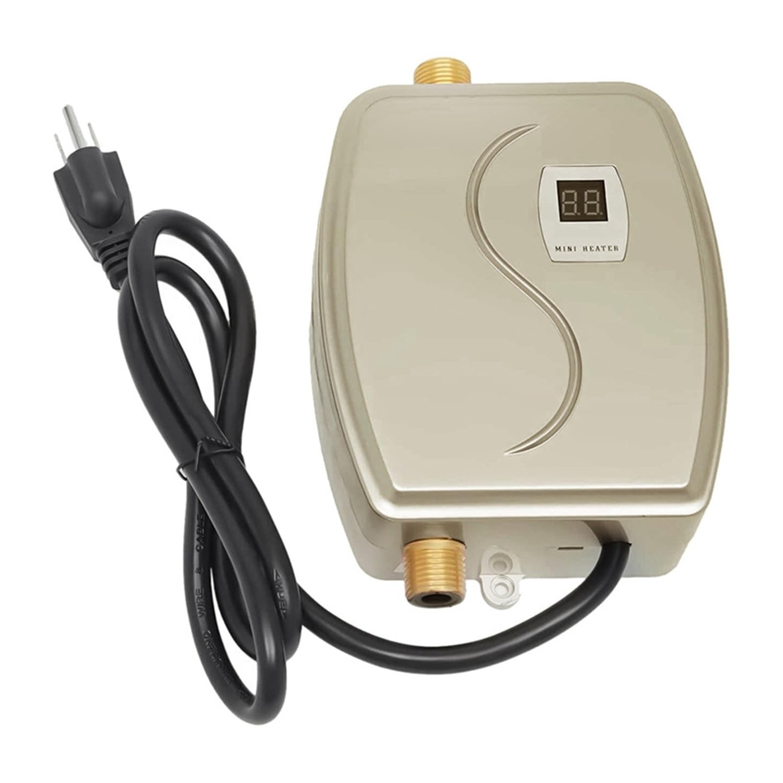 Mini podgrzewacz wody, elektryczny podgrzewacz wody bez zbiornika, elektryczny podgrzewacz wody 3000 W,z dobrą izolacją