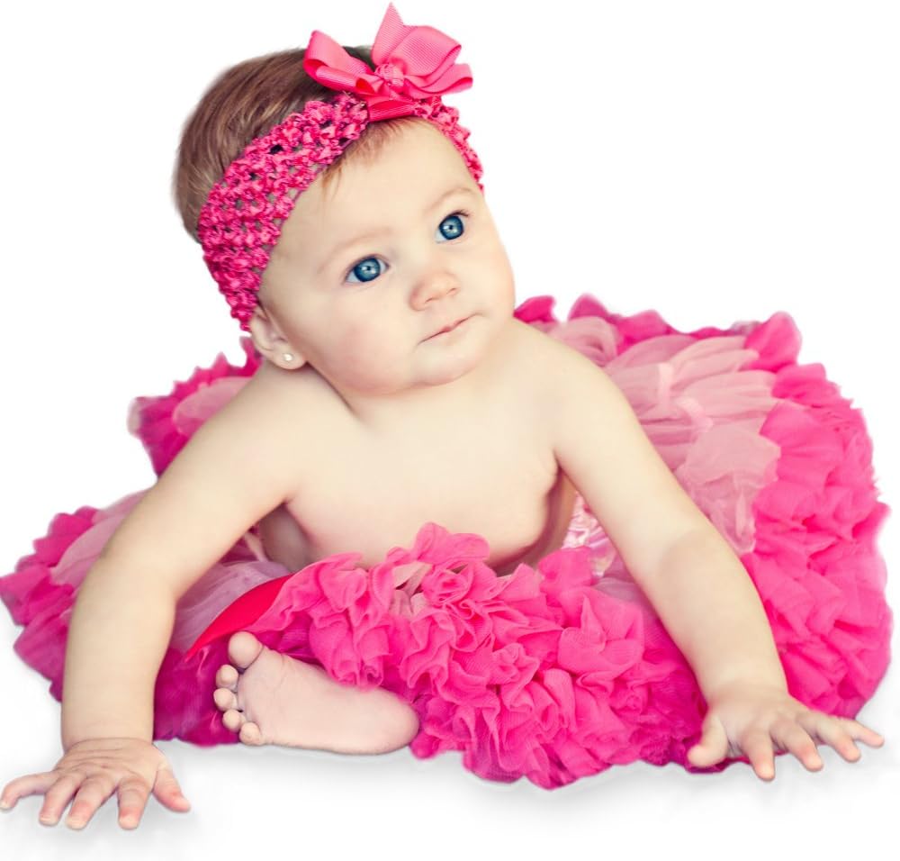 EXTRA FLUFFY Pink and Hot Pink Tutu (18-36 months)