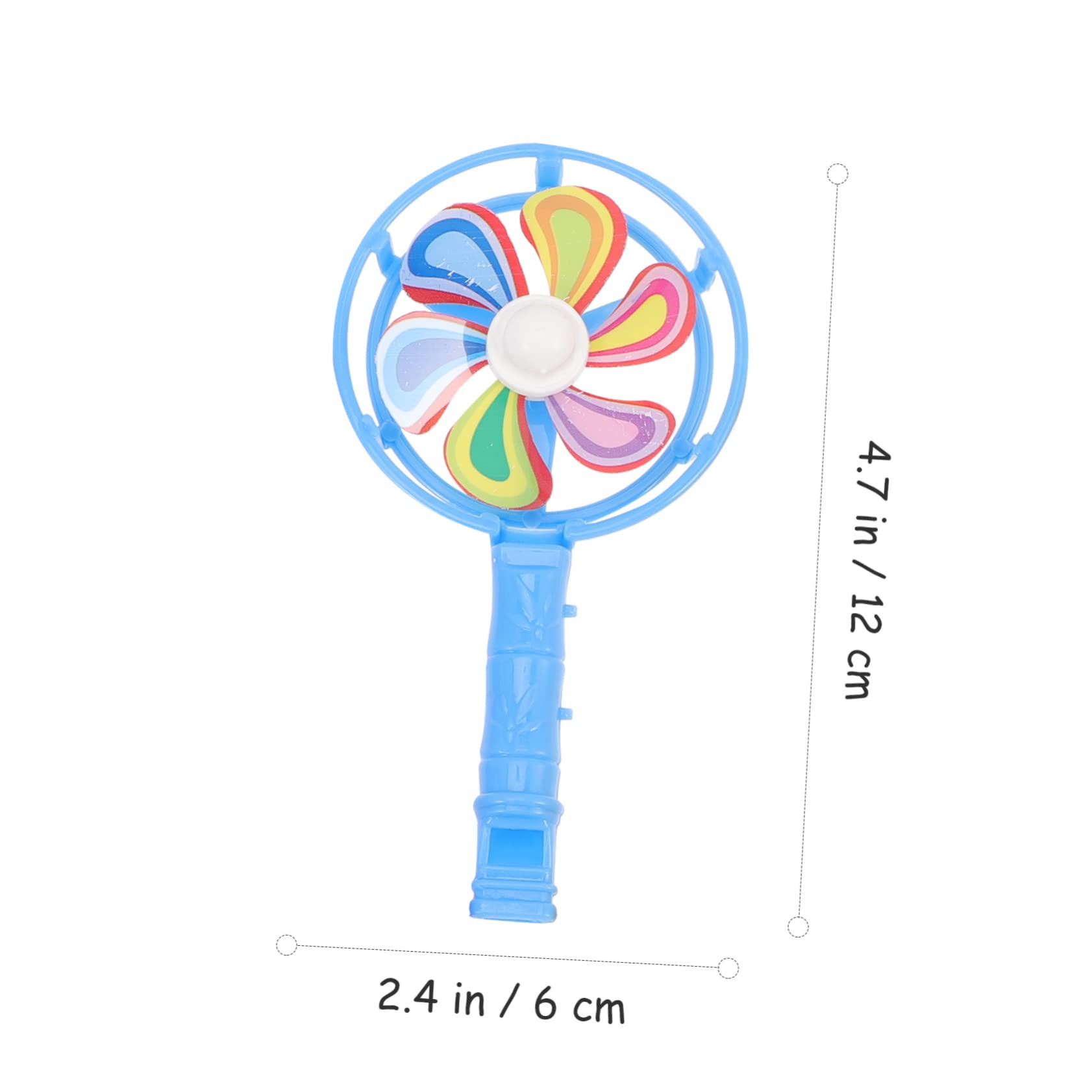 BCOATH 30Pcs Colorful Windmill Whistle for Fun Party Favors Plastic Crisp Sound for Games and Music Perception for Family Activities