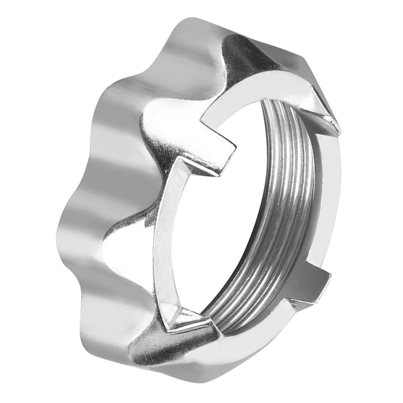 Meat Grinder Nut, Stainless Steel Meat Grinder Parts Household Meat Grinder Replacement Nut for Kitchen Thread Diameter 6cm / 2.4inch