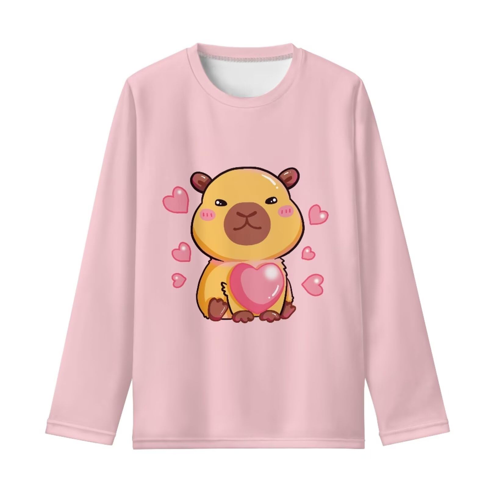 Long Sleeve Shirts for Girls Casual Crewneck Tops Fall Winter Outfits for 3-16 Years Old
