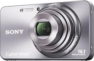Sony Cyber-Shot DSC-W570 16.1 MP Digital Still Camera with Carl Zeiss Vario-Tessar 5x Wide-Angle Optical Zoom Lens and 2.7-inch LCD (Silver) (OLD MODEL)