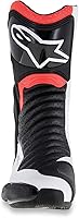 Vista 4 de Botas Alpinestars SMX-6 v2 de moto, para hombre, 3.5, NegroRojoBlanco