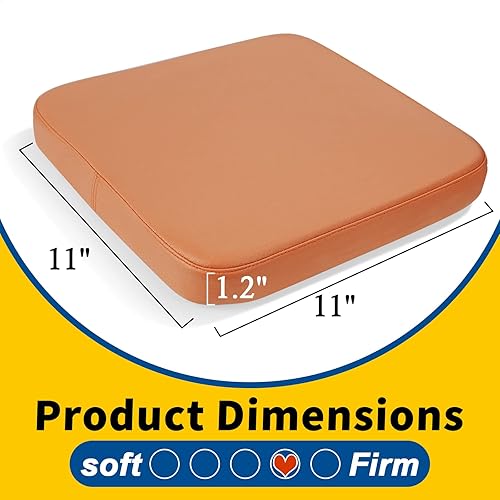 Miniatura 3 de SINOSSO Cojines Modernos de Cuero Sintético para Taburetes de Bar, Paquete de 4, Almohadillas Magnéticas Pequeñas Leathaire para Sillas de Cafetería