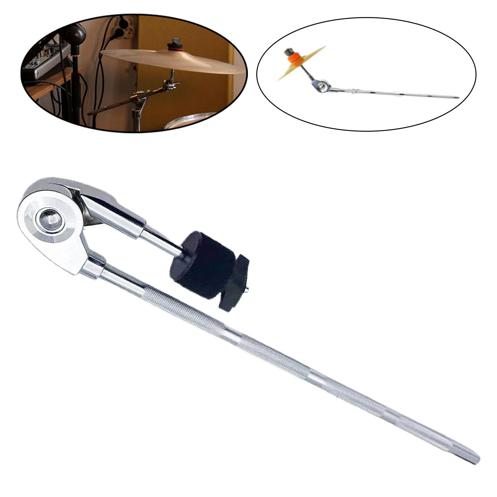 Ensemble de Fixation pour Cymbales, Accessoires de Batterie En Acier Inoxydable, Tige