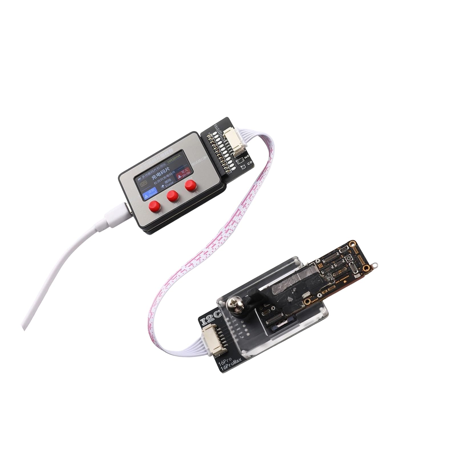 Professional Chip Tool Charging Chip Programmer for Ensures Accurate Data Transfer Every Time Stable Contacts Design Programmer Clip