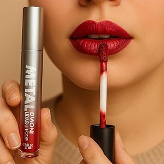 MEGAGA USA Metal Diaoni Liquid Lip Color – Rich Pigment, Metallic Gloss, Non-Drying Formula with All-Day Comfort Wear-picture-13