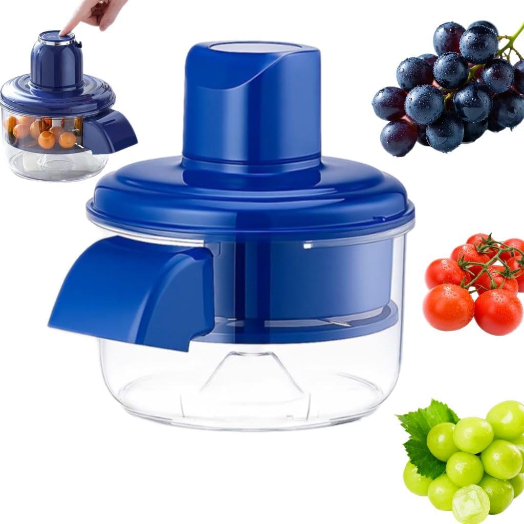 2025 New Grape Peeling Machine, Automatic Small Fruit Garlic Peeling Machine, Rechargeable Electric Commercial Peeler, Garlics Skin Remover Tool, for Grapes, Garlic, Tomato, Cherries