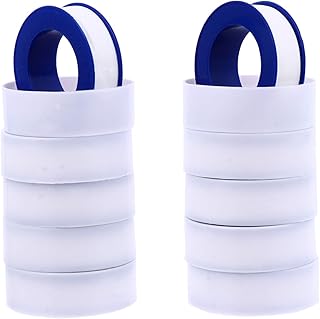 Baluue 30 Rolls Teflon Tape, Sealing Plumbing Tape PTFE Plumbing Tapes, Waterproof Plumbers Sealant Tape for Water Air Head Thread Pipe Valve