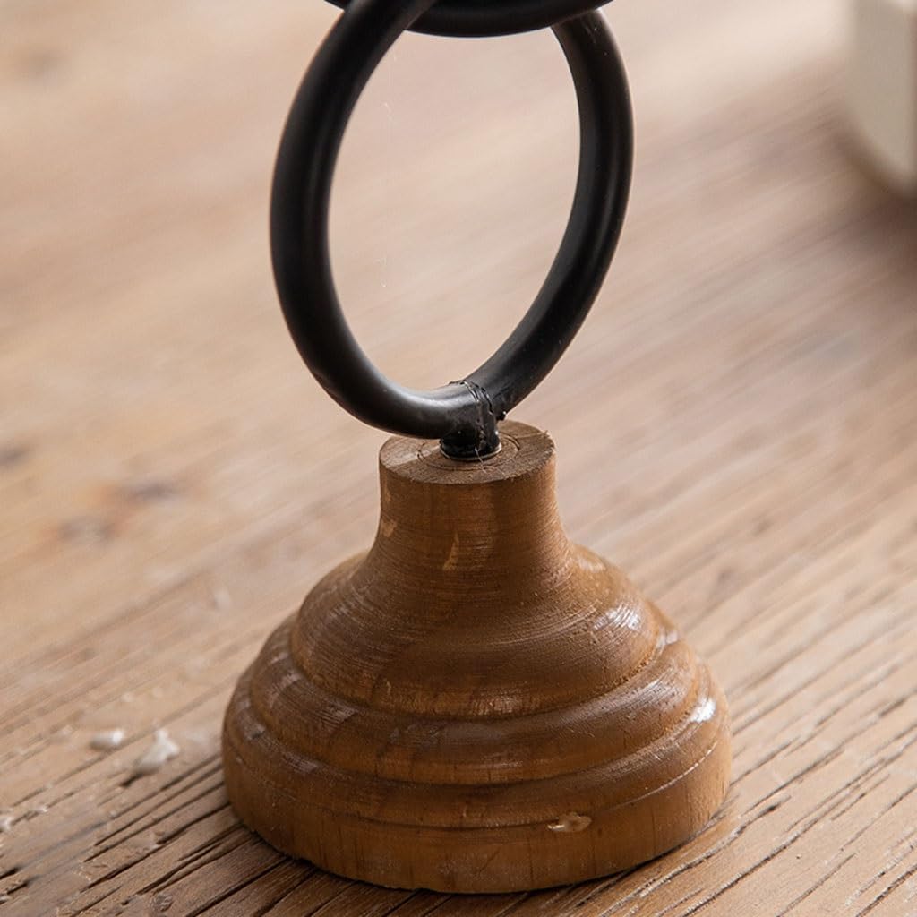 ローソク足ホルダー レトロな鉄燭台家の装飾の装飾品現代抽象アート燭台願いキャンドルホルダー ろうそく立て (Color : A, S