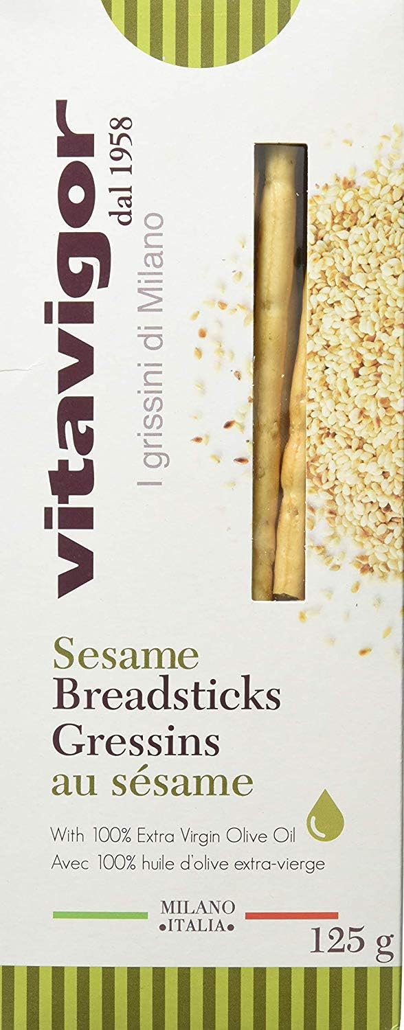 Vitavigor Sesame Breadsticks, 125 Grams Amazon.ca Grocery & Gourmet Food