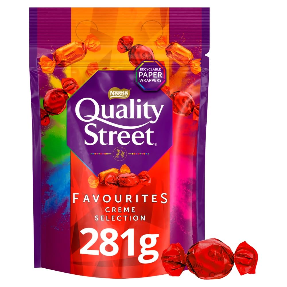 Quality Street Favourites Creme Selection Chocolates, a Variety Of Size, Shapes and Flavours to Enhance Those Sharing Moments With Your Loved Ones 281 Gram (UAE) (B0DJ2XXFB4) Amazon Price History, Amazon Price Tracker