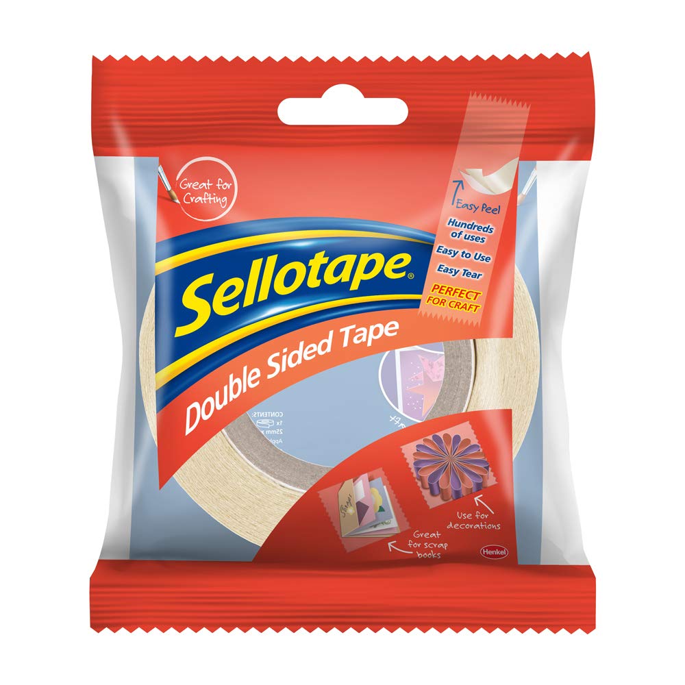 Sellotape Double Sided Tape, Strong Double Sided Tape for