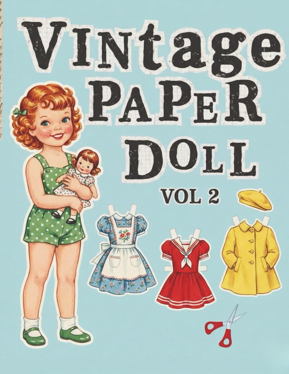 Vintage Paper Doll Vol. 2: Classic 1950s Cut-Out Dolls Collection Subtítulo: A Charming Retro Paper Doll Book for Collectors, Artists, and Vintage Lovers