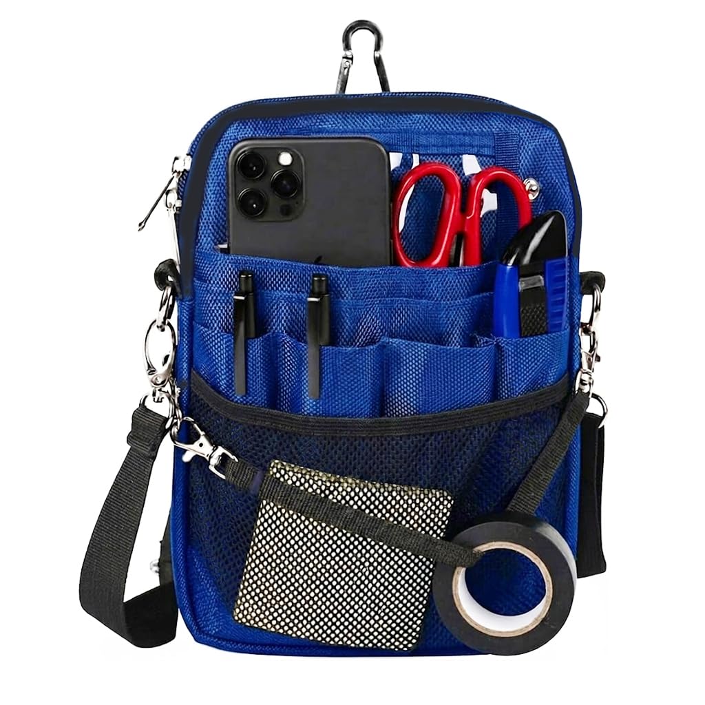 Amazon.co.jp: 多機能 ウエストポーチ 3WAY ナースポーチ 12ポケット