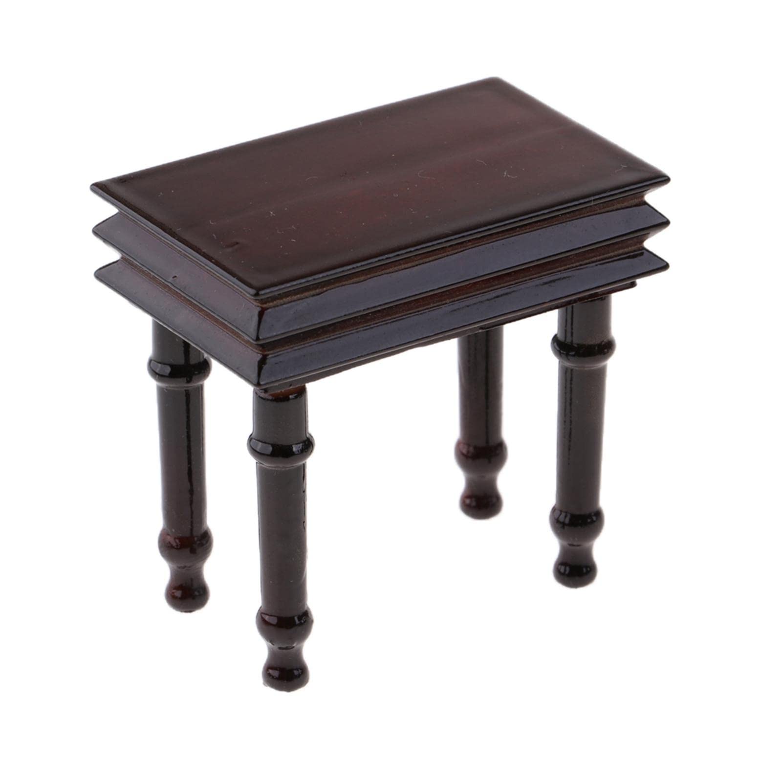 Mini Pianoforte Modello Decorativo in Legno + Plastica per La Decorazione di Compleanno Playset, Marrone
