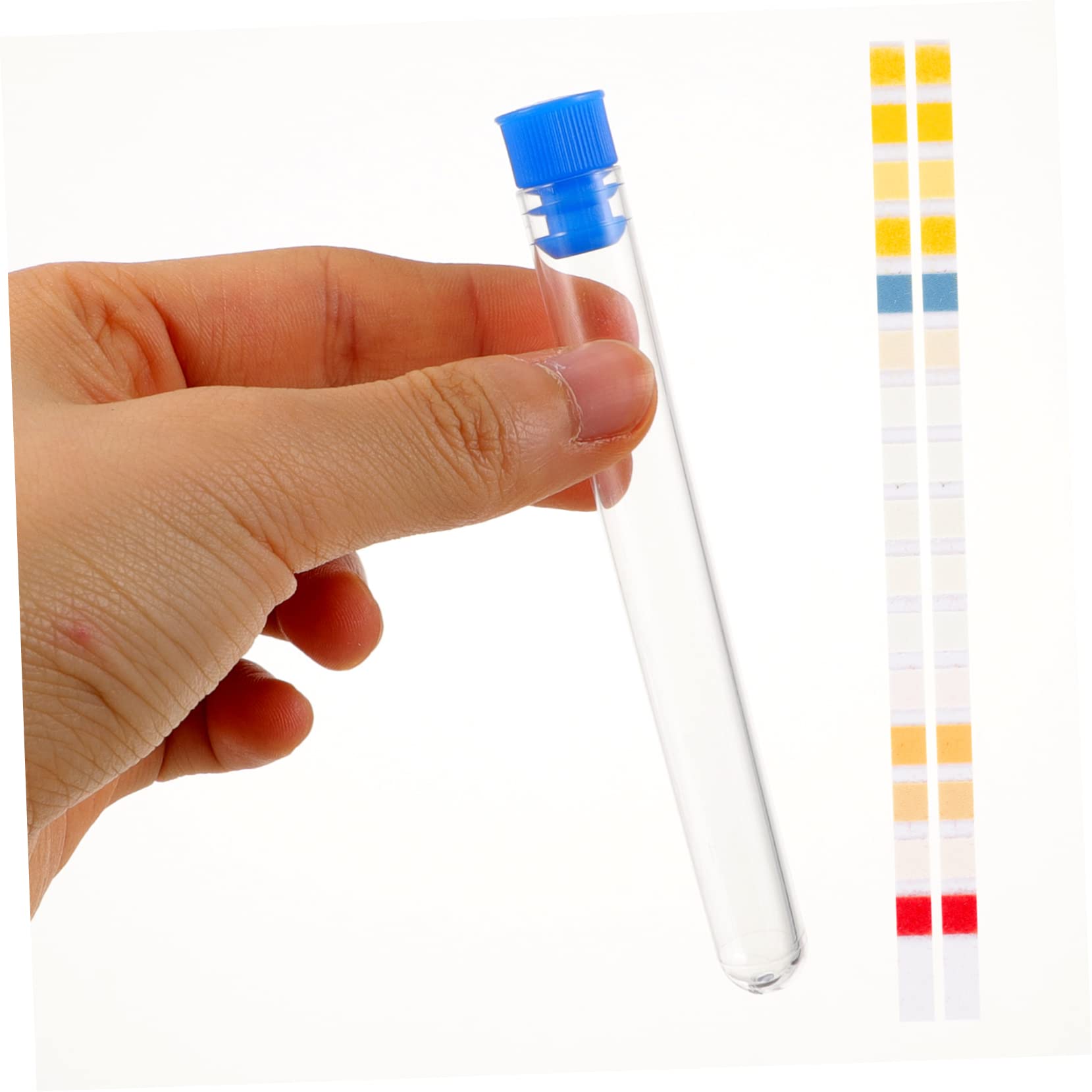 UPKOCH 3 Sätze Wasser Teststreifen Für Trinkwasser Einfacher Wasserqualitätstest Für Schnelle Und Sichere Messung Von Ph Härte Und Pipette Und Testrohr 50 Stück * 3