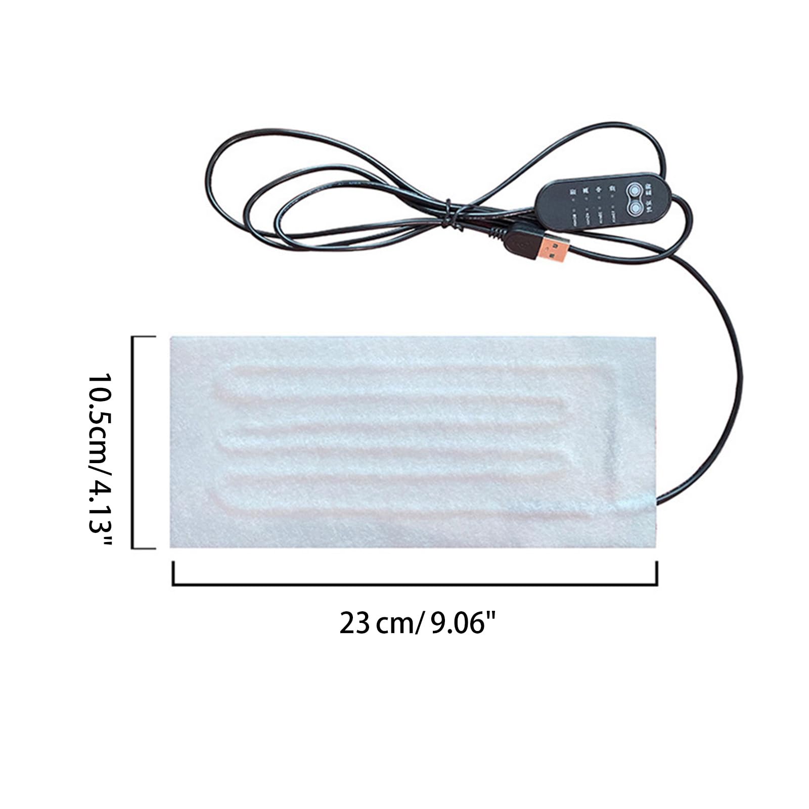 Pellicola di riscaldamento USB per riscaldamento veloce Pad Riscaldatore elettrico Film Gear per collo lombare addome Vest Down in Elettronica per la schiena