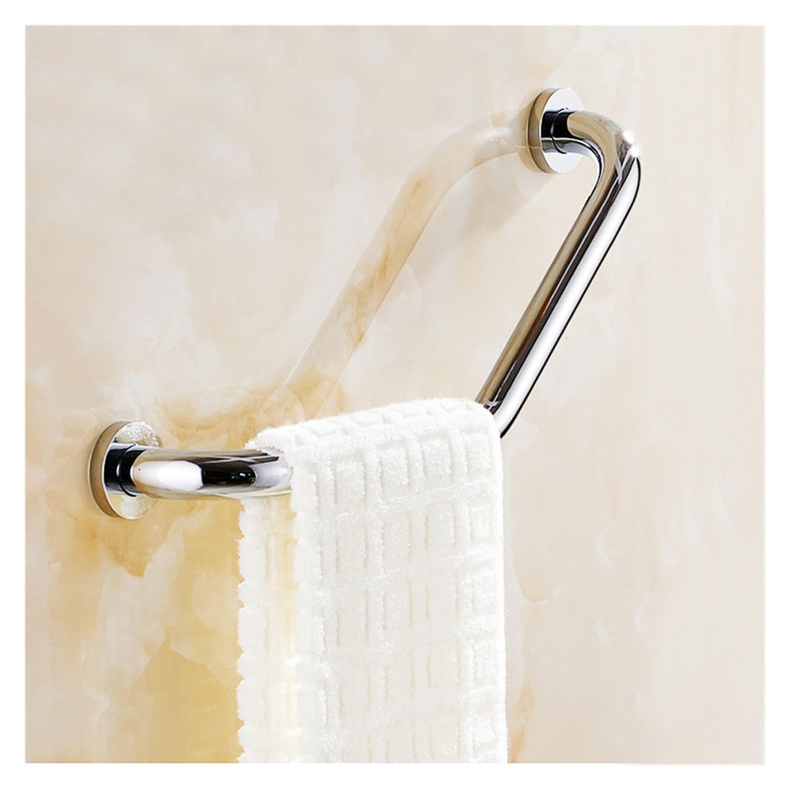 Asidero BañO Barandilla de seguridad con barra de agarre en ángulo for ducha de baño, barra de agarre segura for brazo de pasamanos de baño for ayudar a personas mayores Agarraderas BañO(Without Soap