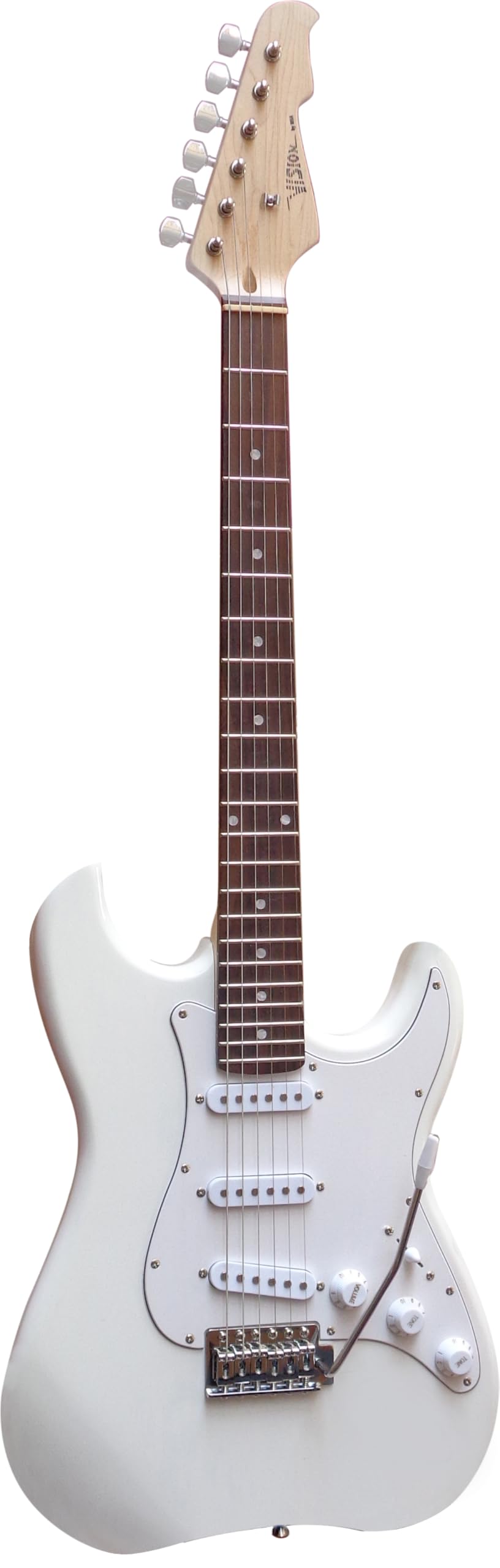 ELEKTROGITARRE WEIß - E-GITARRE - IM SET MIT 20WATT VERSTÄRKER - TASCHE - BAND - SAITEN - 3xPIK ST5 white