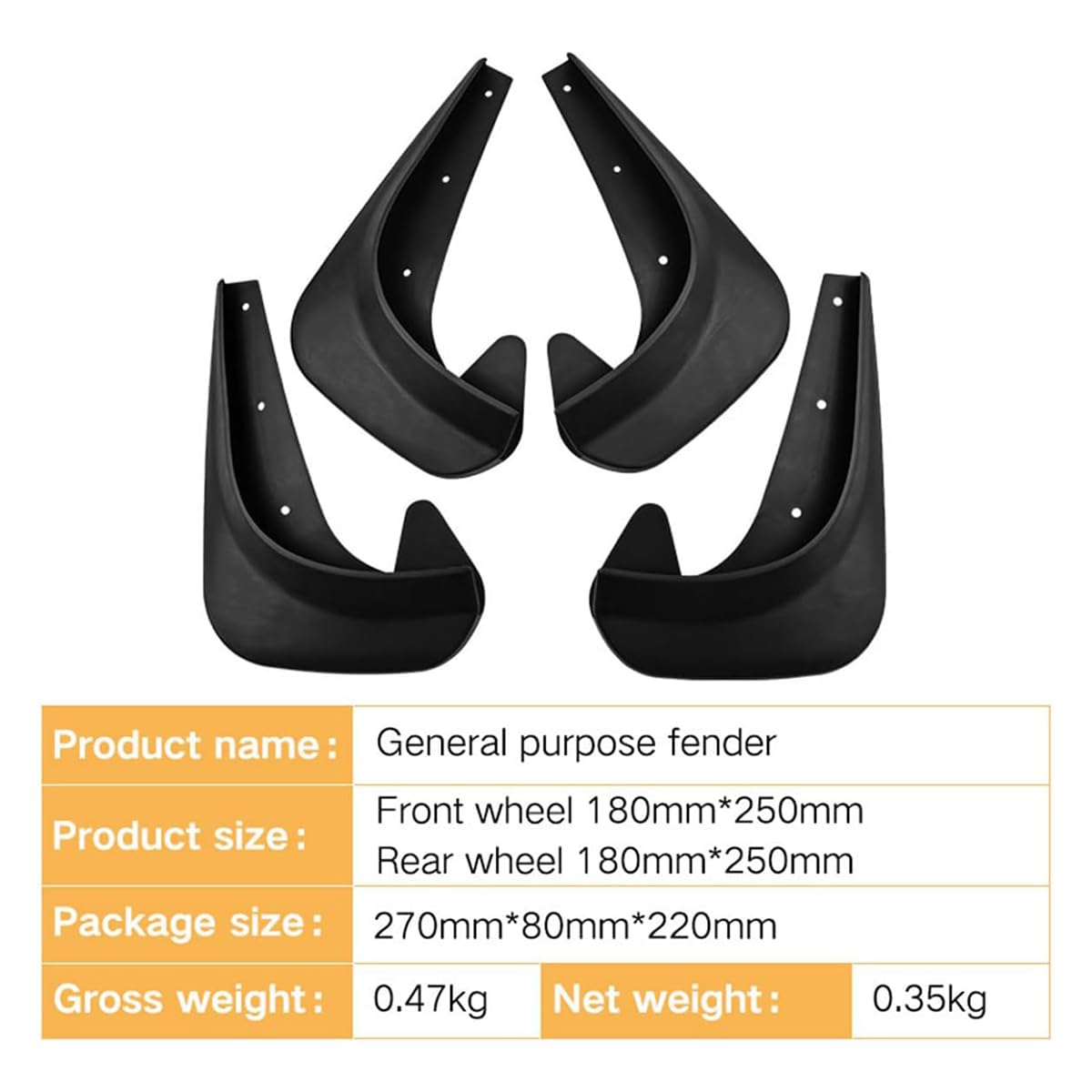 4 Pezzi Paraspruzzi Auto per Audi A3 Sportback (8PA) 2004 2005 2006 2007 2008-2012, Paraspruzzi Auto Parafanghi Anteriori O Posteriori Parafanghi Protettivi Schizzi Pneumatici