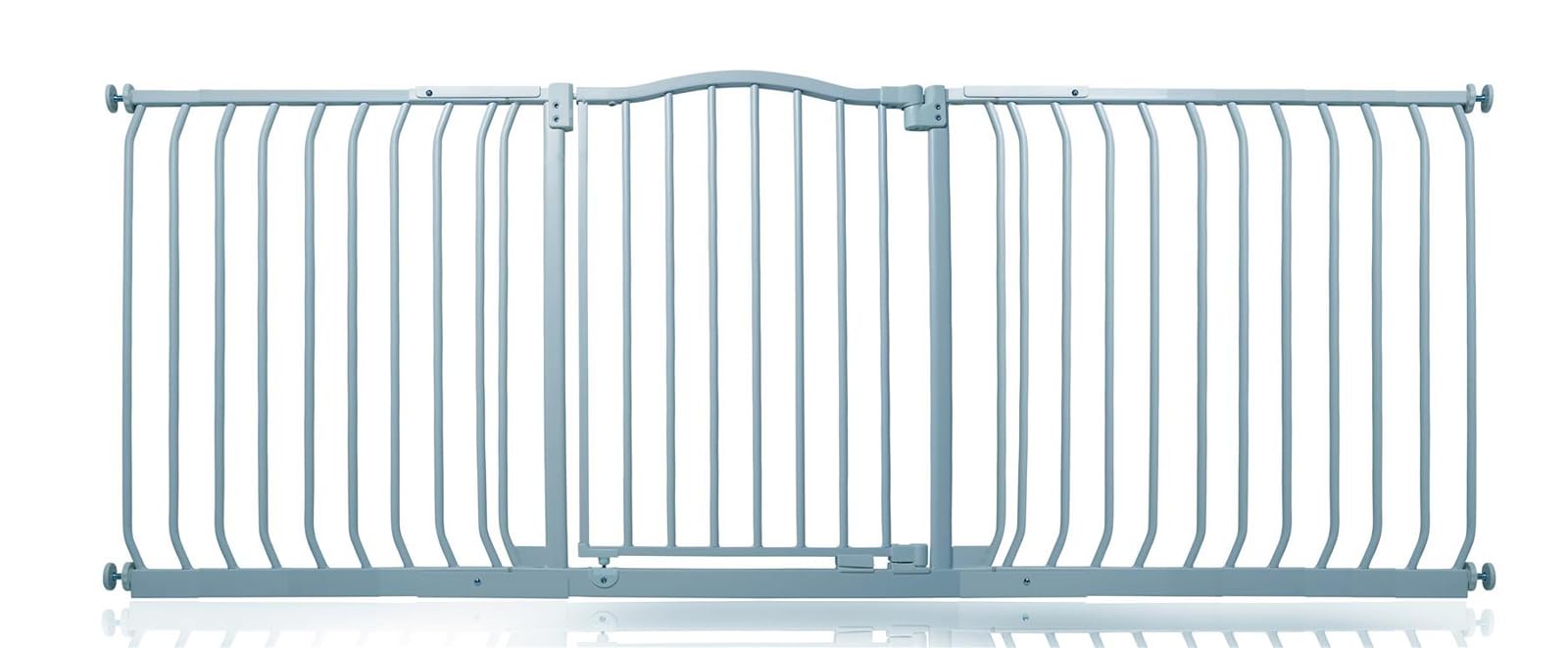 Safetots Curved Top Safety Gate, 71cm - 80cm, Matt White, Pressure Fit Stair Gate, Baby Gate for Doors Hallways and Spaces, Safety Barrier, Easy Installation — view 32