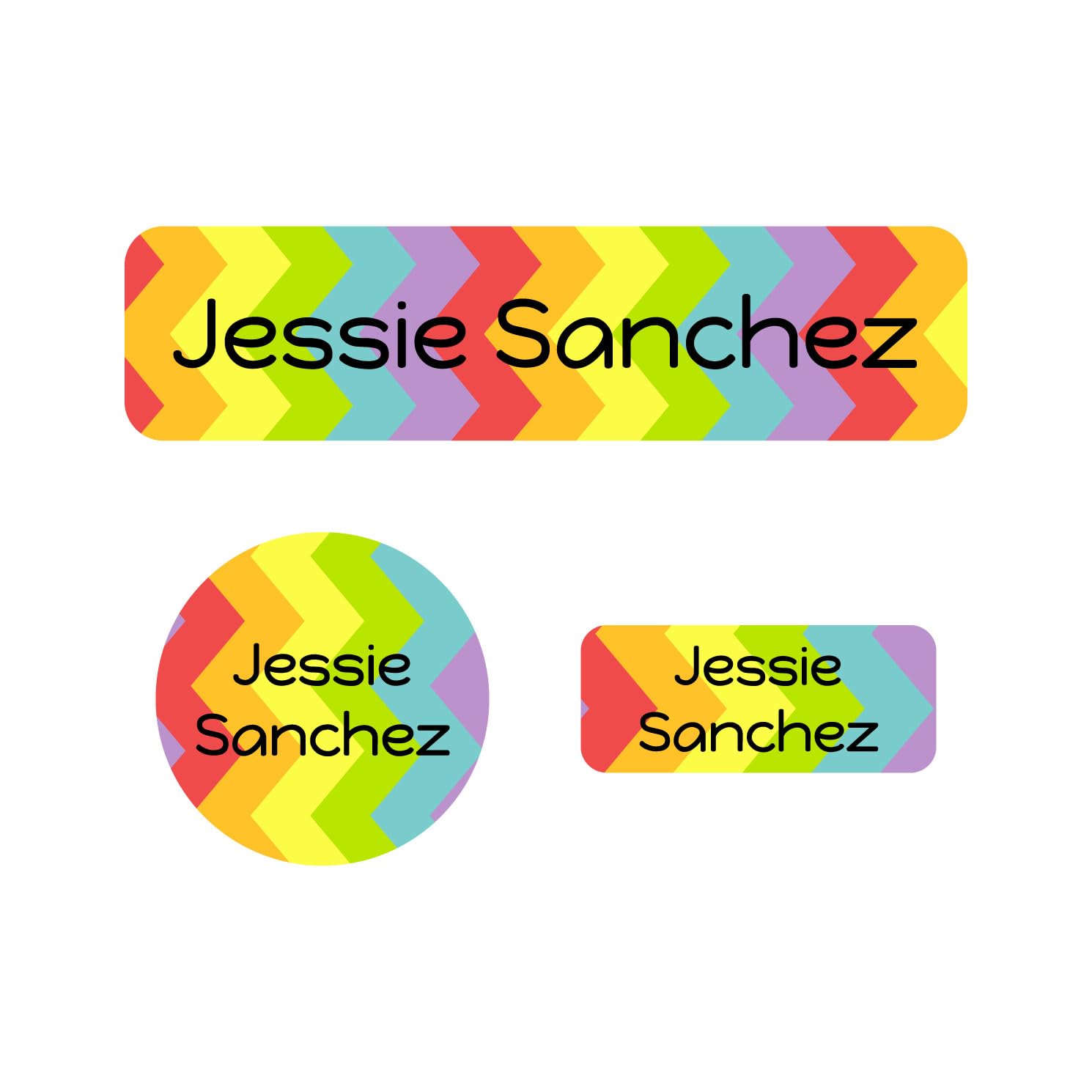 Name Bubbles - Kids Custom Name Labels for Daycare, School, Camp (144 Labels) - Personalized Waterproof Name Stickers for Clothes Tags, Lunch Boxes,