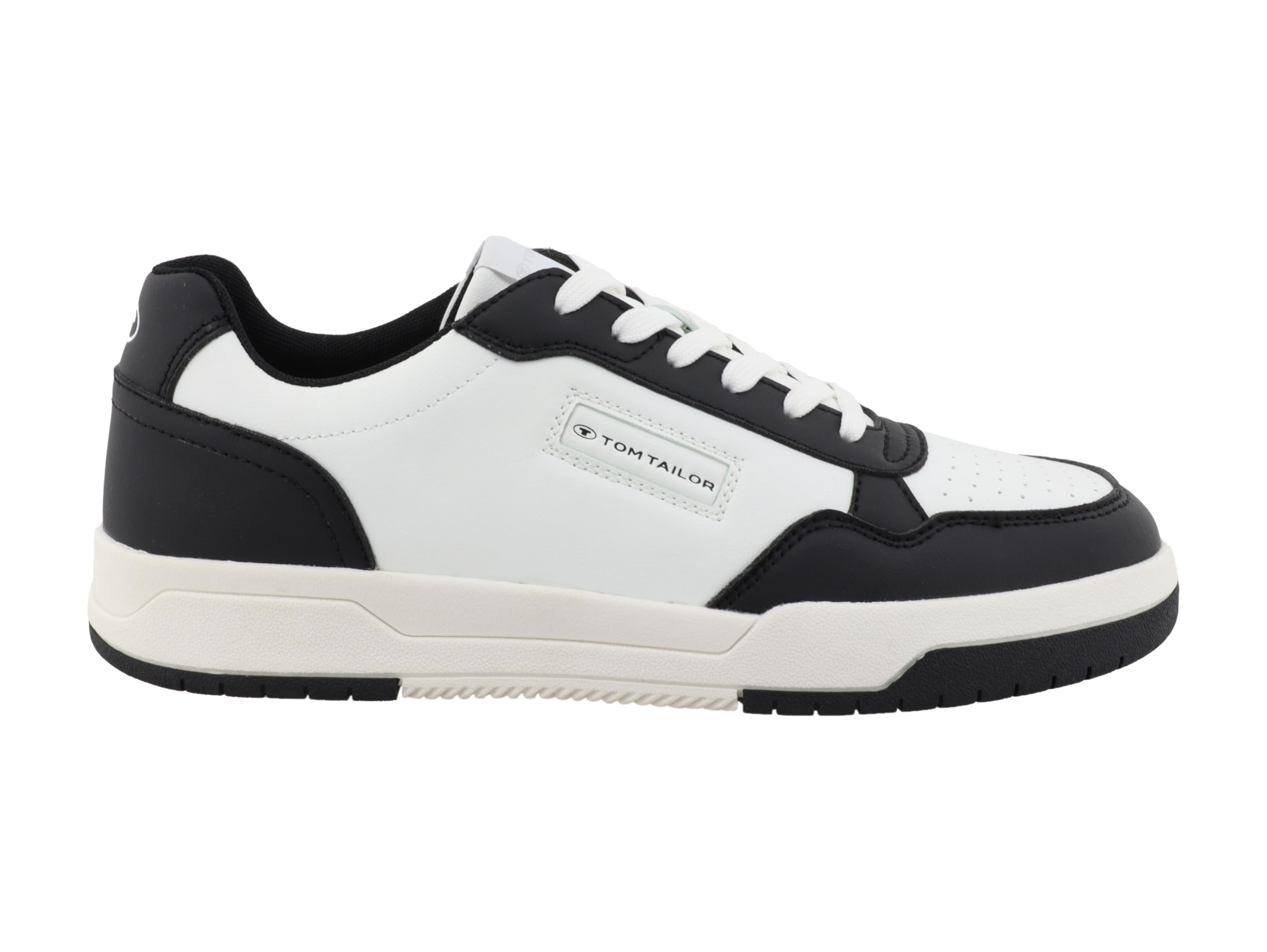 TOM TAILOR Men's 9580120001 Trainers, Black/White, 45 EU, Black White, 11 UK