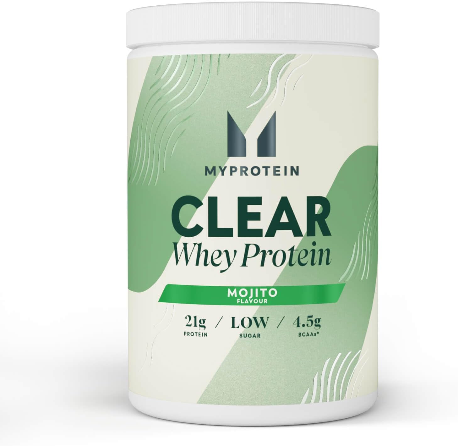 Clear Whey Isolate Protein Powder - Mojito - 500g - 20 Servings - Cool and Refreshing Whey Protein Shake Alternative - 20g Protein and 4g BCAA per Serving