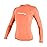 O\'Neill Women\'s Basic 50+ Long Sleeve Rash Guard, Light Grapefruit, XL