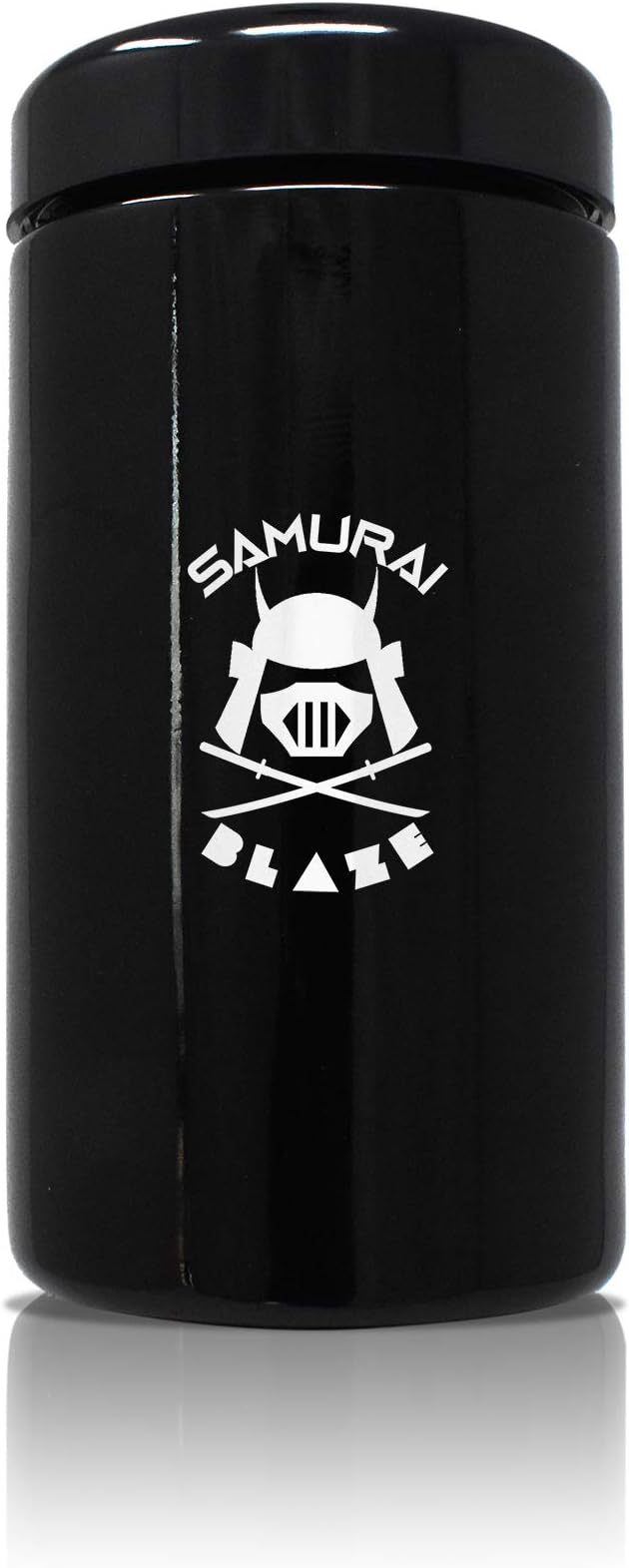SMELL PROOF STASH JAR for Weed Herbs Powder Coffee Medical and Recreational - UV Filtering Technology with Stash Preserve - Discreet and Durable by SAMURAI BLAZE (500ml)