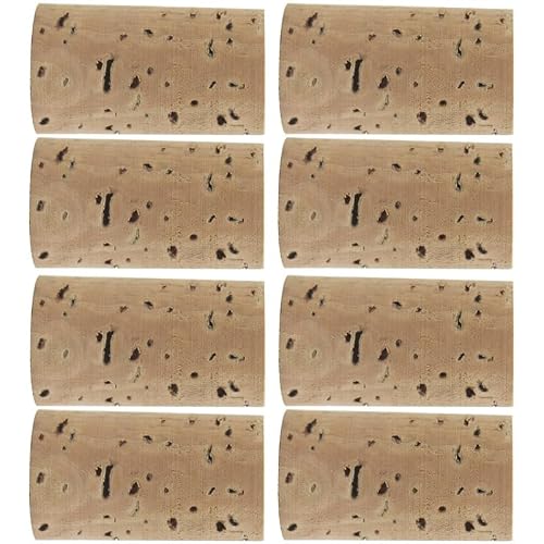 Alasum Flute Cork Plugs Replacement Small Natural Corks 1.23X0.71 Inch Flute Headjoint Corks Durable Accessories for Repair and Maintenance 8-Pack