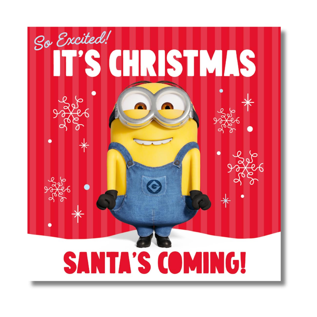 Danilo Promotions Ltd Official Despicable Me Christmas Card, Christmas Card Generic
