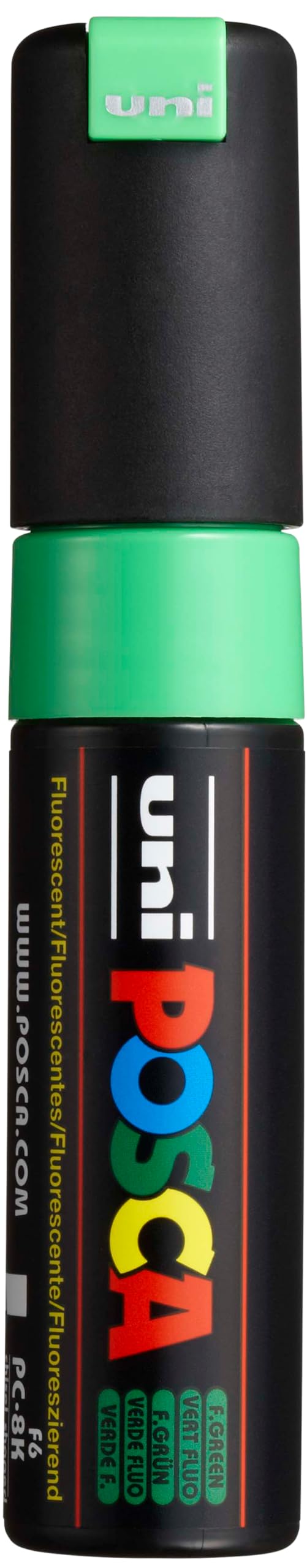 Uni-Ball Posca Broad Chisel Tip Marker - Fluorescent Green